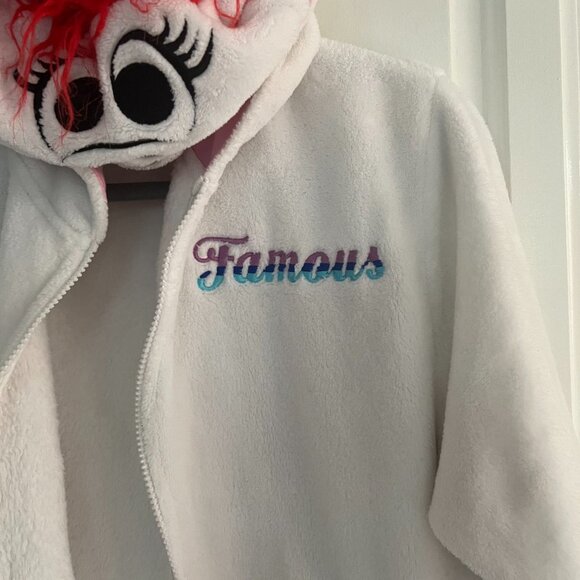 Disney Rainbow Unicorn FAMOUS Hoody Girls Size XXL Like NEW - Picture 2 of 9